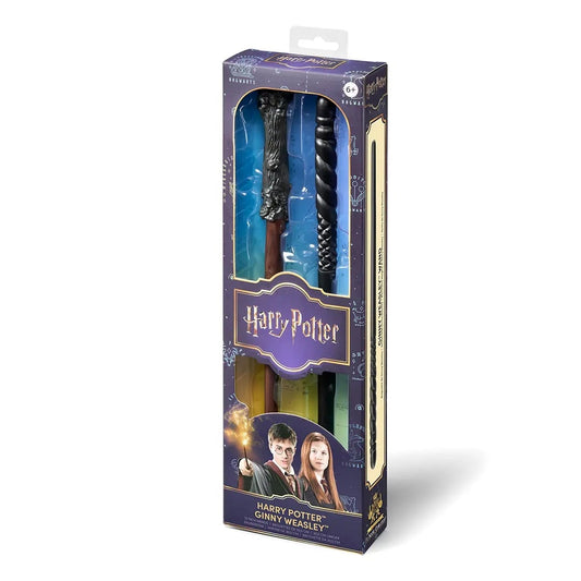 Toverstok: Harry Potter & Ginny Weasley - 2 PVC Wands