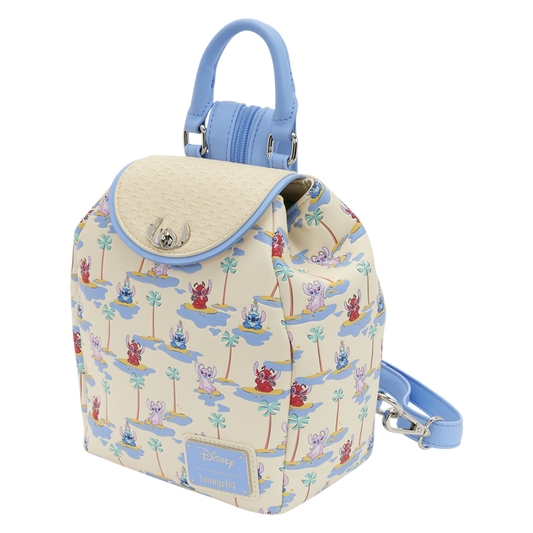 Mini backpack: Stitch, Angel & Leroy - Lilo & Stitch