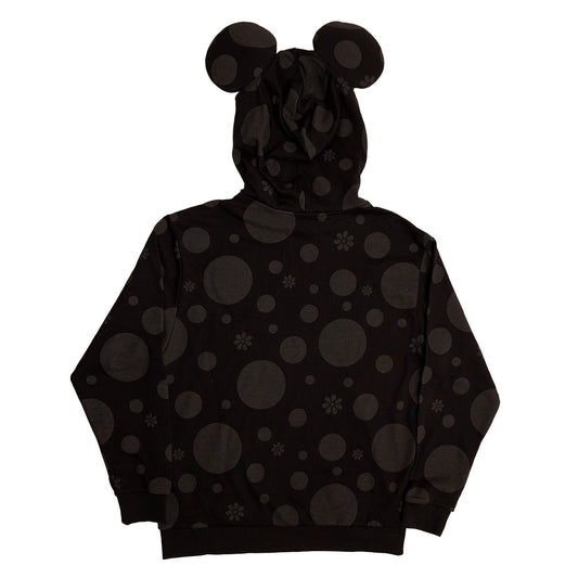 Hoodie: Floral Rock the Dots - Minnie