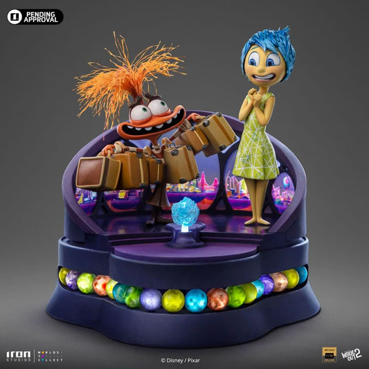 Figurine: Joy and Anxiety - Inside Out 2 - Deluxe Art Scale Statue - 1/10