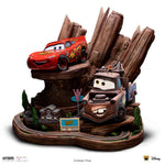 Figur: Cars Deluxe – Art Scale Statue 1/10 Lightning McQueen & Hook 31 cm