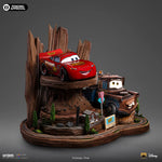 Figur: Cars Deluxe – Art Scale Statue 1/10 Lightning McQueen & Hook 31 cm