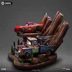 Figur: Cars Deluxe – Art Scale Statue 1/10 Lightning McQueen & Hook 31 cm