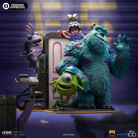 Figurine: Monsters, Inc. - James P. Sullivan, Mike Wazowski - Art Scale Statue (Deluxe Edition)