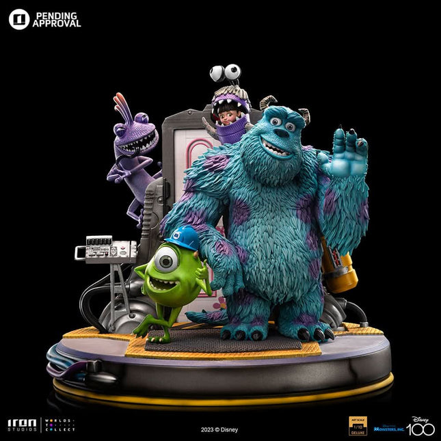 Figurine: Monsters, Inc. - James P. Sullivan, Mike Wazowski - Art Scale Statue (Deluxe Edition)