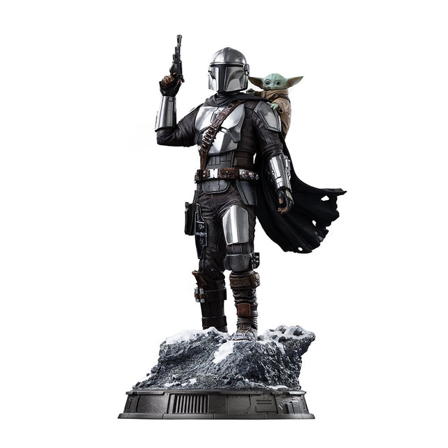 Figurine: The Mandalorian & Grogu - Art Scale Statue 1/10 The Mandalorian and Grogu 25 cm