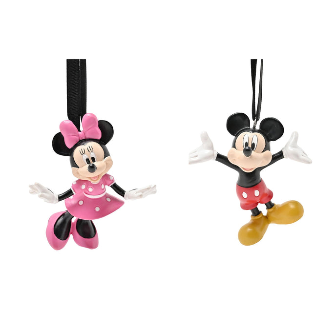 Hanging Ornament: Minnie en Mickey Set van 2