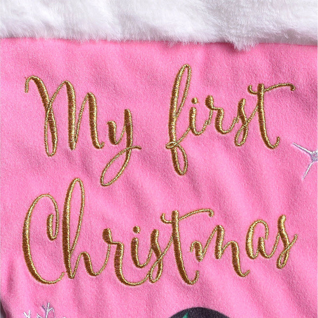 Kerstsok Minnie Mouse - My First Christmas
