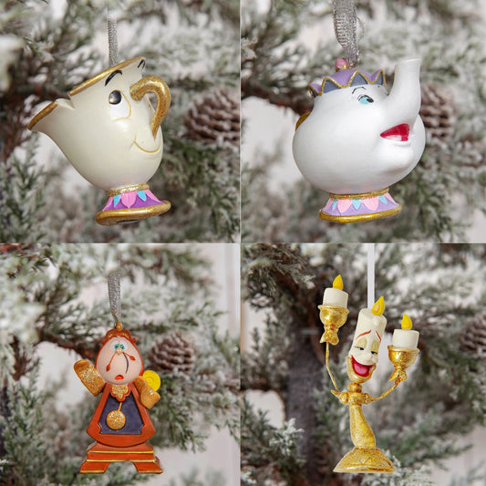 Hanging Ornament: Beauty & The Beast Set van 4