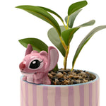 Plant Pot: 3D Angel and Artificial Plant