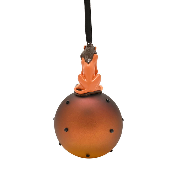 Hanging Ornament: Scar op glazen kerstbal