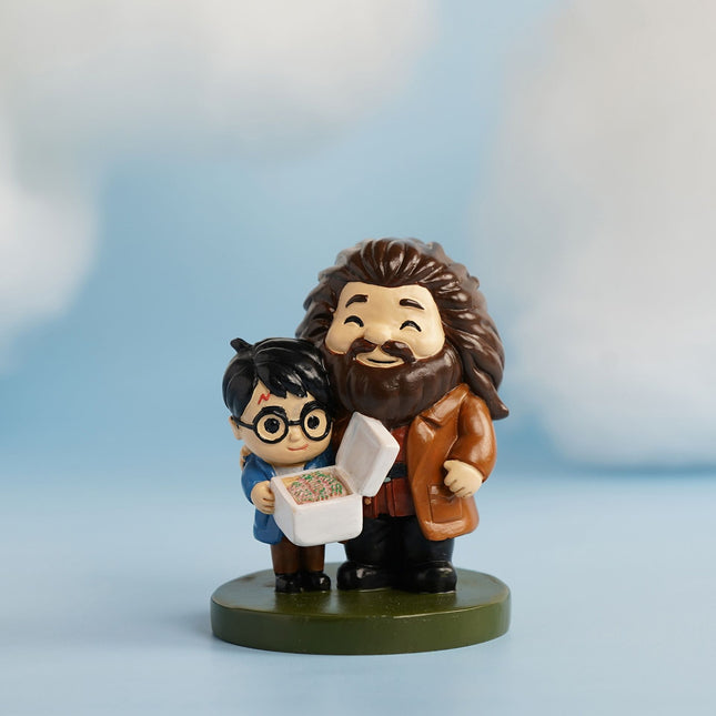 Figurine: Verjaardag met Hagrid - Terug naar Zweinstein - Harry Potter