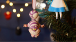Hanging Ornament 3D: Alice en Cheshire Cat