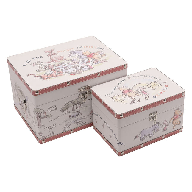 Storage Boxes: Winnie The Pooh - set of 2