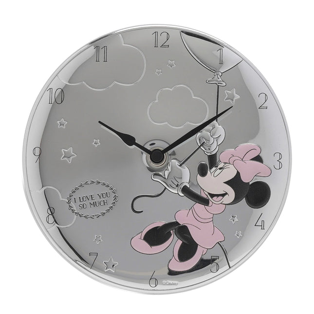 Wandklok: Minnie - Silver