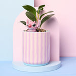 Plant Pot: 3D Angel and Artificial Plant