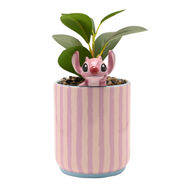 Plantenpot: 3D Angel en Nep Plant