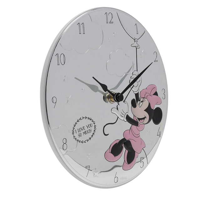 Wandklok: Minnie - Silver