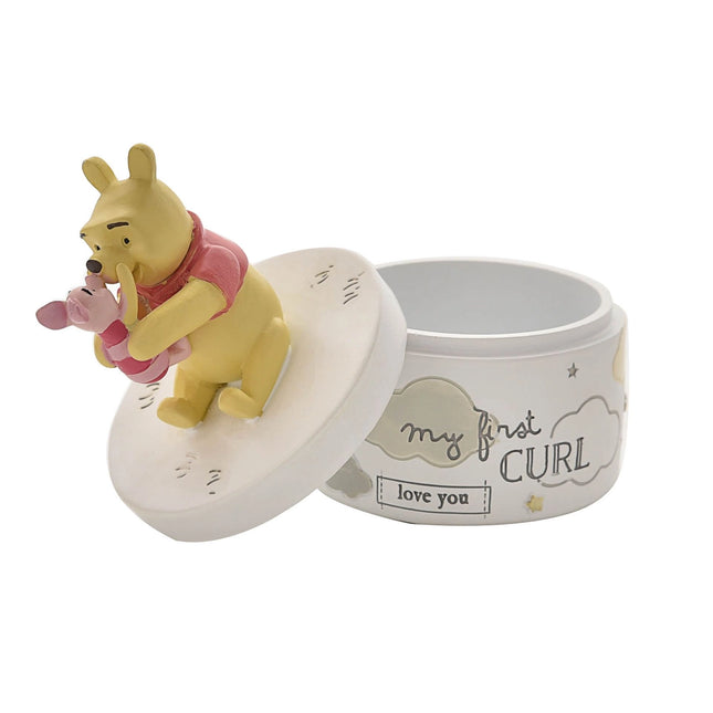 Keepsake Box: Winnie the Pooh, Piglet, and Eeyore - First Tooth & Curl