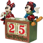 Figur: Mickey & Minnie Mouse - Der Weihnachtscountdown