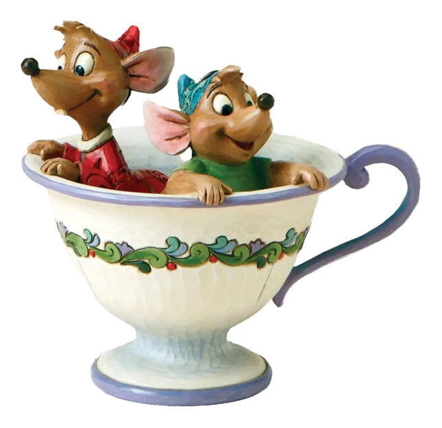 Figurine: Jaq En Gus In De Jim Shore Beker