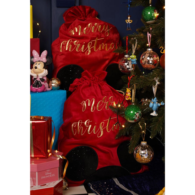 Kerstcadeauzakje Mickey - Merry Christmas