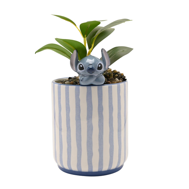 Plantenpot: 3D Stitch en Nep Plant