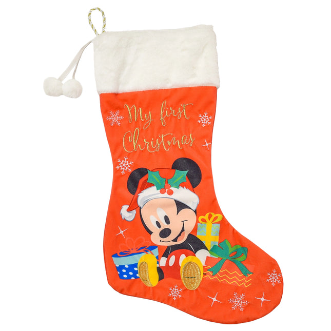 Kerstsok Mickey Mouse - My First Christmas