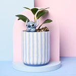 Pflanzentopf: 3D Stitch und Kunstpflanze