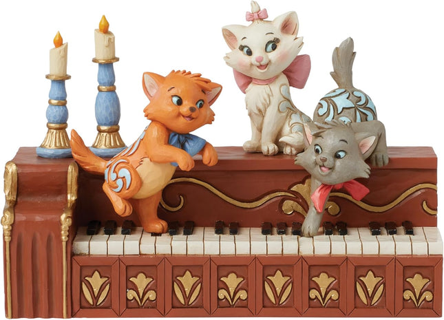 Figurine: Aristocats - Paws at Play (Kittens on Piano)