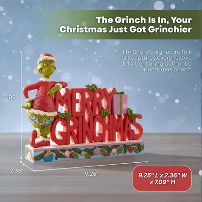 FIgurine: Merry Grinch-Mas