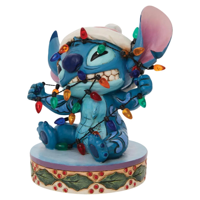 Figur: Stitch - mit Lichtern umwickelt