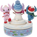 Figurine: Stitch & Angel - Snowy Shenanigans