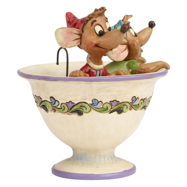 Figurine: Jaq En Gus In De Jim Shore Beker