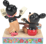 Figurine: Mickey & Minnie - Hawaiian Holiday