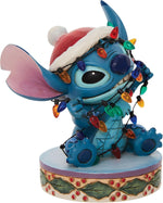 Figur: Stitch - mit Lichtern umwickelt