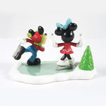Figur: Mickey & Minnie Maus - Schlittschuhlaufen