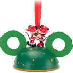 Ornament: Mickey and Minnie Mouse Festive Ears Hat Ornament