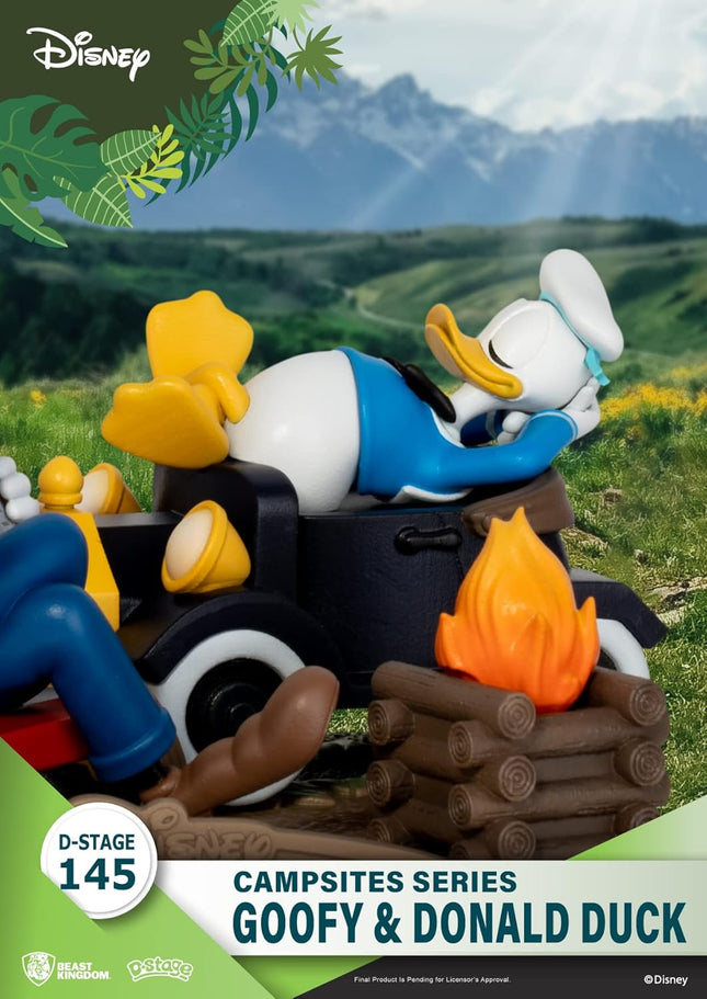 Figurine: Goofy & Donald Duck - Camping Serie