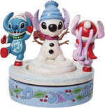 Figurine: Stitch & Angel - Snowy Shenanigans