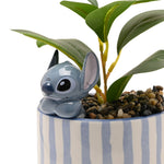 Pflanzentopf: 3D Stitch und Kunstpflanze