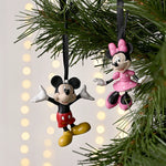 Hanging Ornament: Minnie en Mickey Set van 2