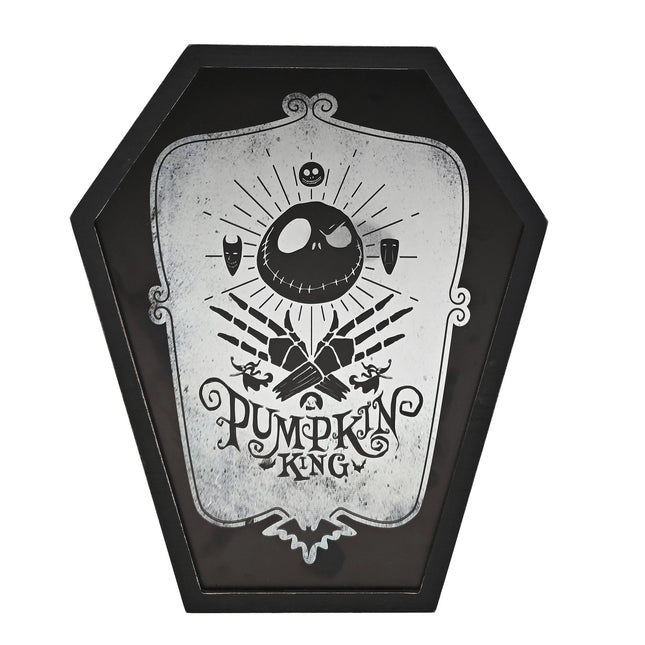 Nightmare Before Christmas Mirrored Plaque - Pumpkin King