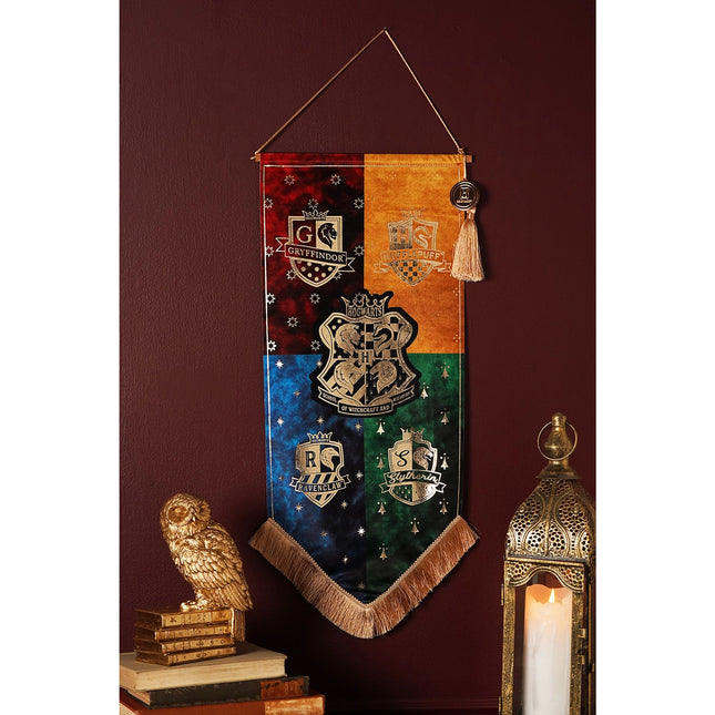 Harry Potter Banner - Hogwarts-Häuser