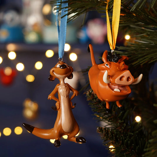 Hanging Ornament: Timon en Pumbaa Set van 2