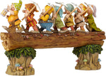 Figurine: Zeven Dwergen op boomstam