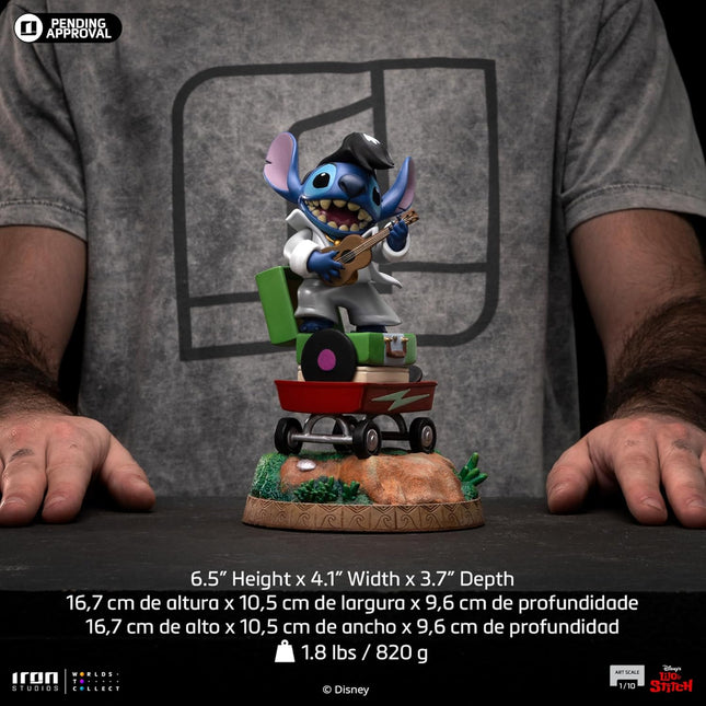 Figur: Stitch (King of Rock 1/10) - Art Scale Statue - 17 cm