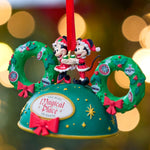 Ornament: Mickey and Minnie Mouse Festive Ears Hat Ornament