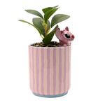 Plant Pot: 3D Angel and Artificial Plant