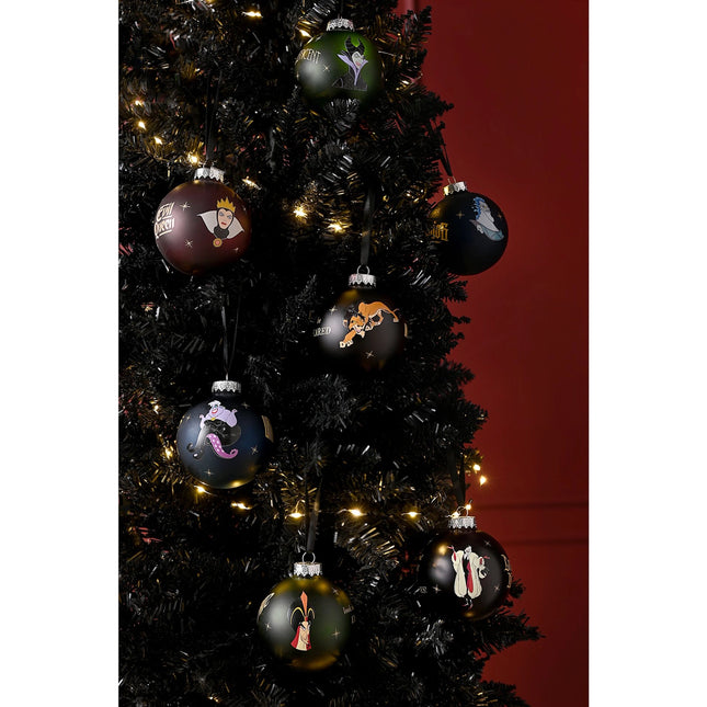 Kerstballen set: schurken 7 stuks